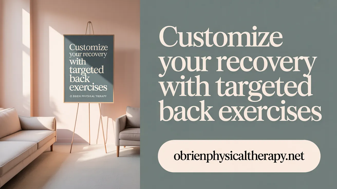 Customize Your Recovery with Targeted Back Exercises