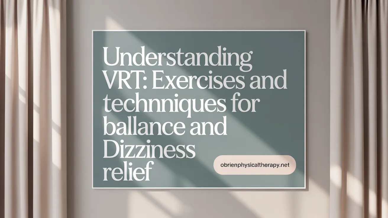 Understanding VRT: Exercises and Techniques for Balance and Dizziness Relief