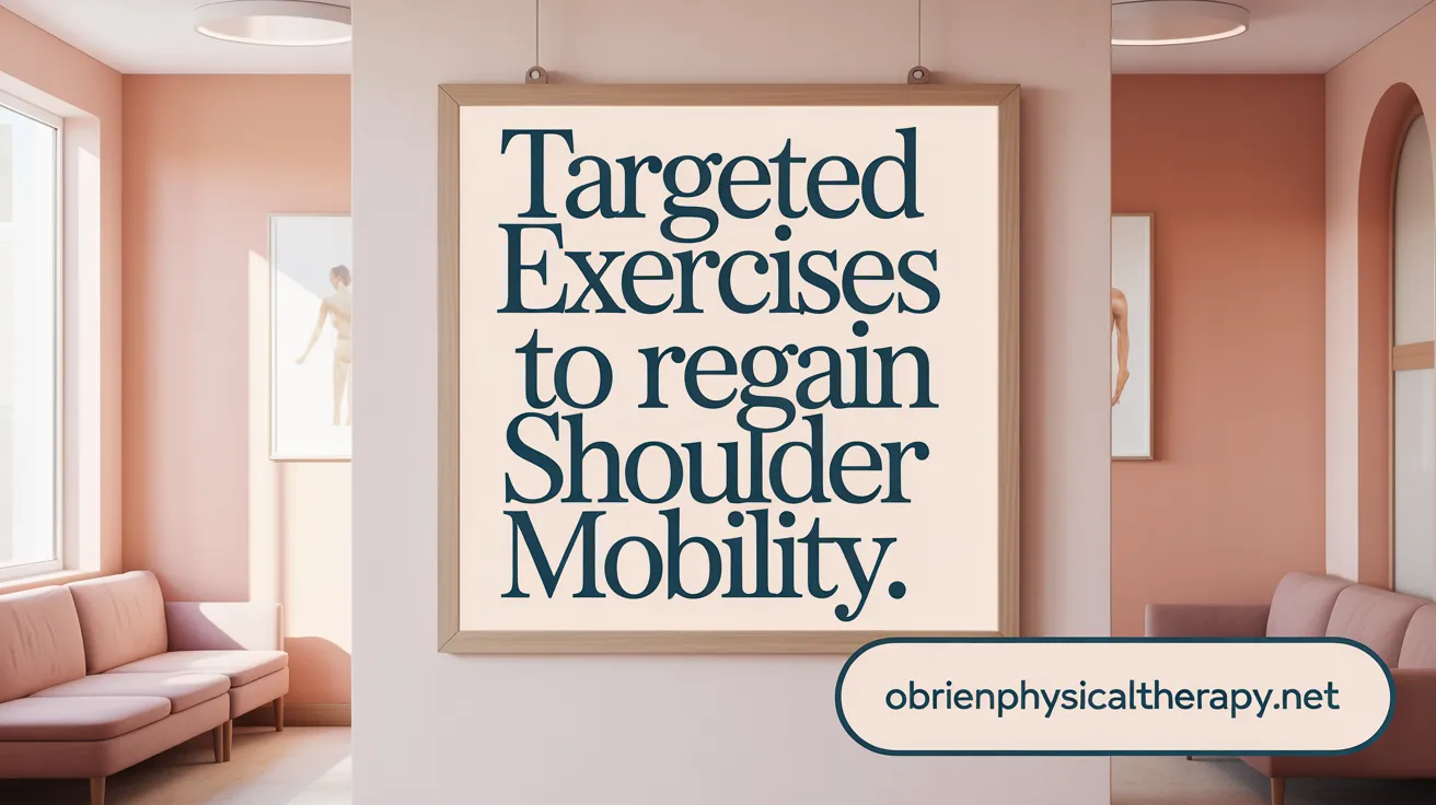 Targeted Exercises to Regain Shoulder Mobility