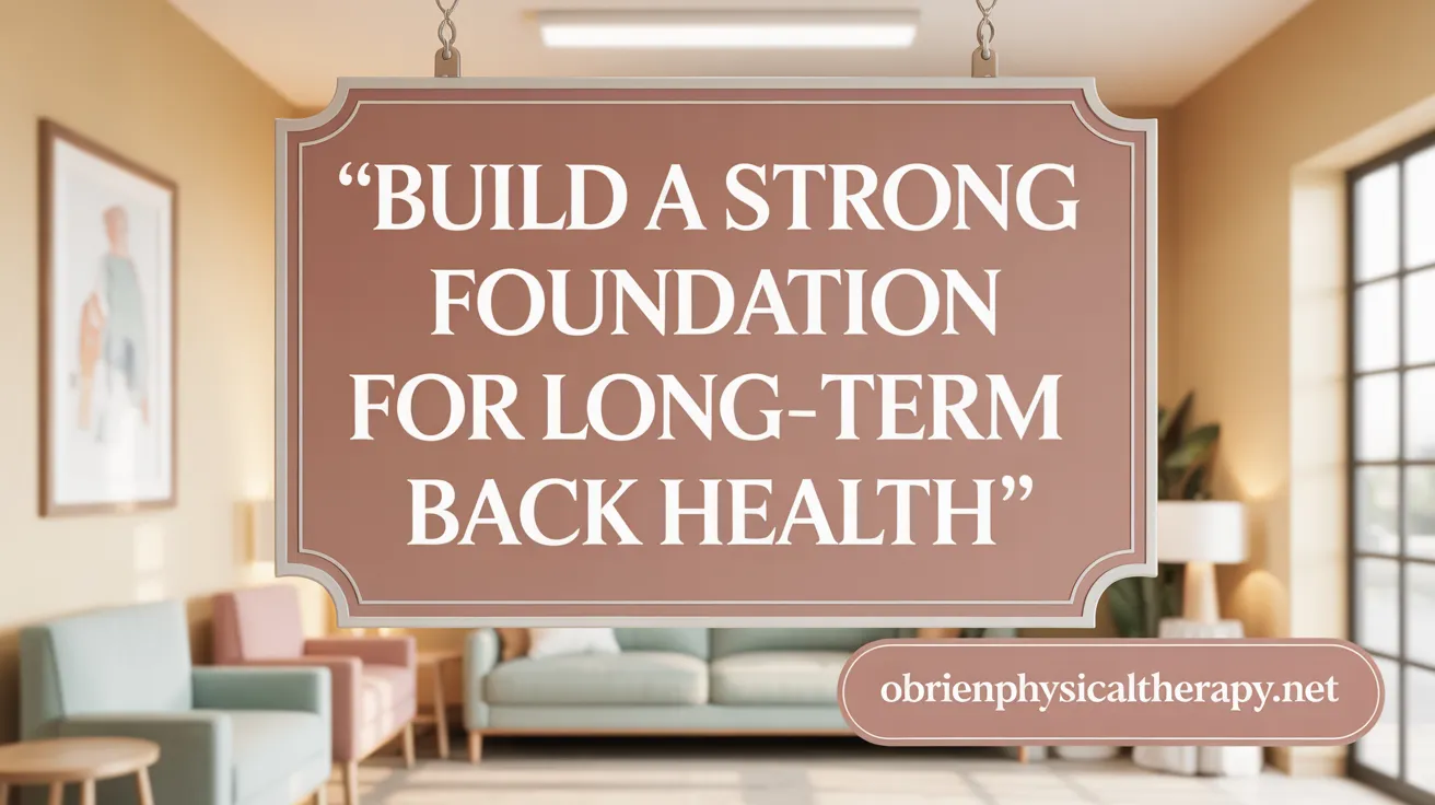 Build a Strong Foundation for Long-Term Back Health