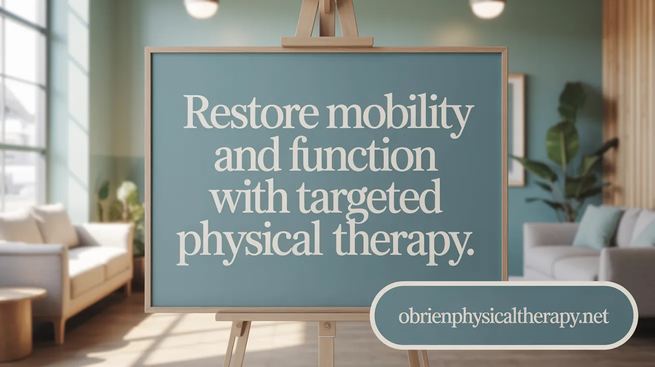 Restore Mobility and Function with Targeted Physical Therapy