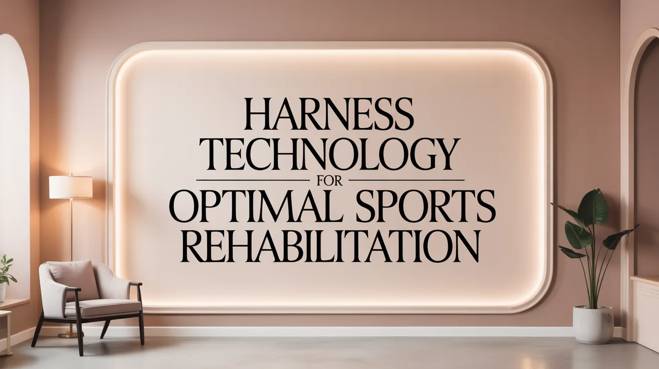 Harness Technology for Optimal Sports Rehabilitation