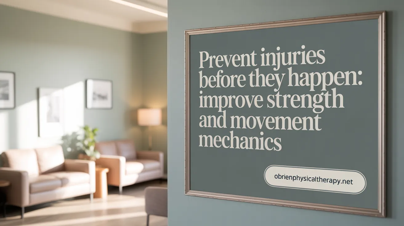 Prevent Injuries Before They Happen: Improve Strength and Movement Mechanics