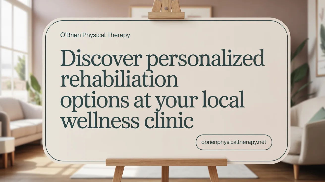 Discover Personalized Rehabilitation Options at Your Local Wellness Clinic