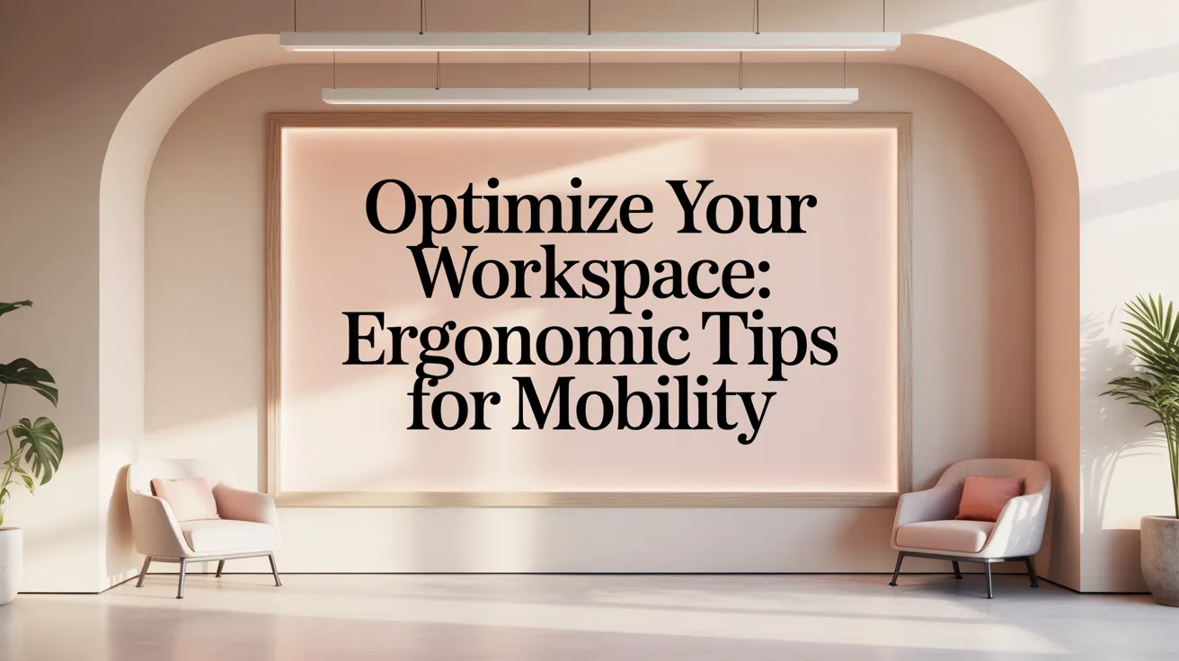 Optimize Your Workspace: Ergonomic Tips for Mobility