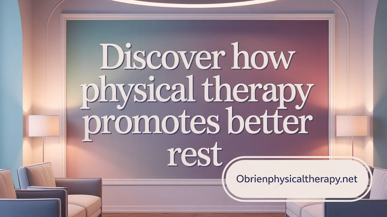 Discover How Physical Therapy Promotes Better Rest