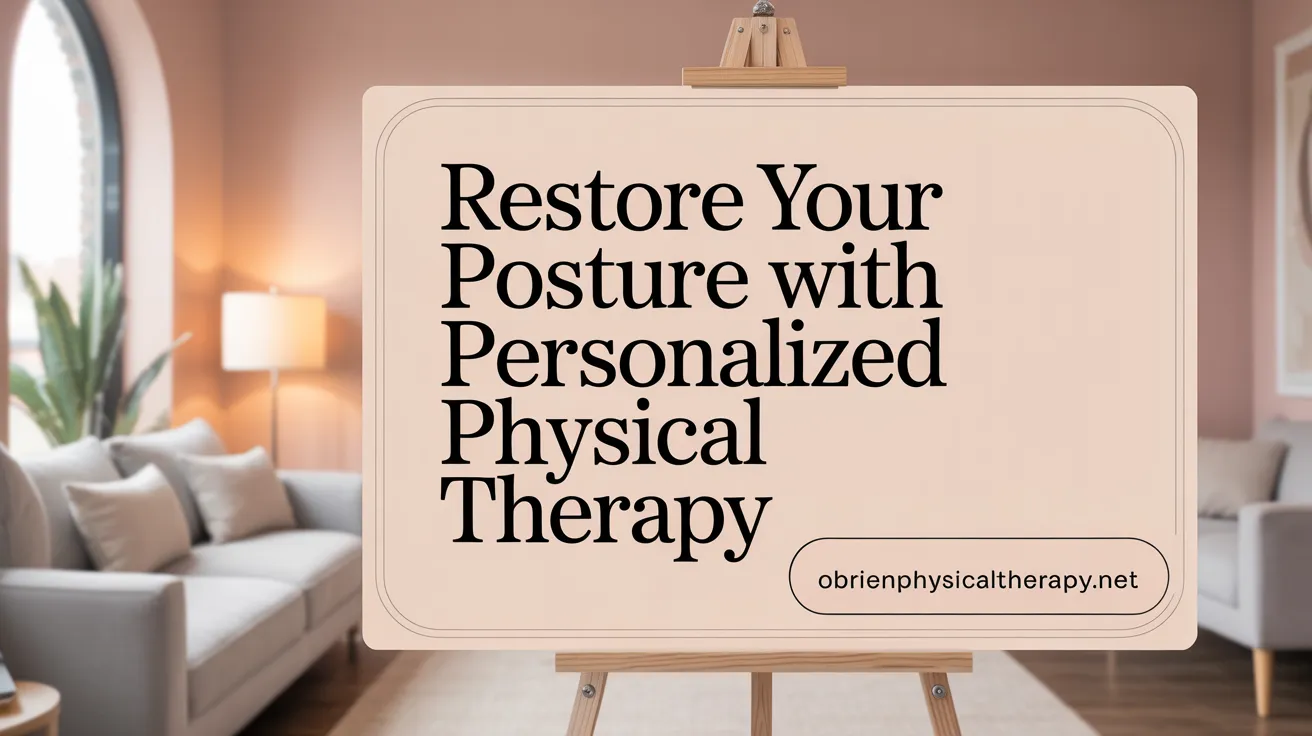 Restore Your Posture with Personalized Physical Therapy