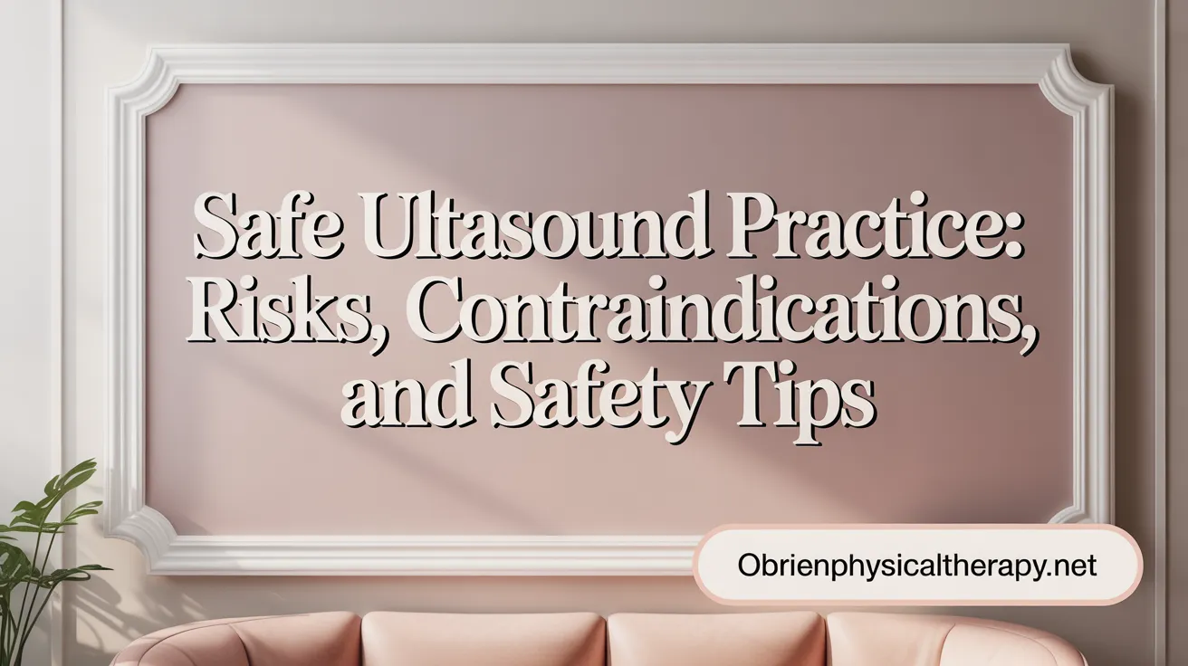 Safe Ultrasound Practice: Risks, Contraindications, and Safety Tips