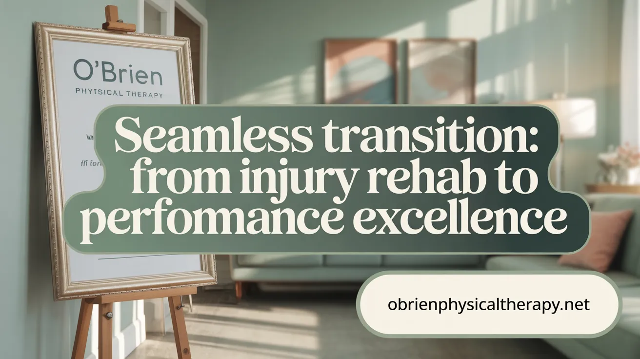 Seamless Transition: From Injury Rehab to Performance Excellence
