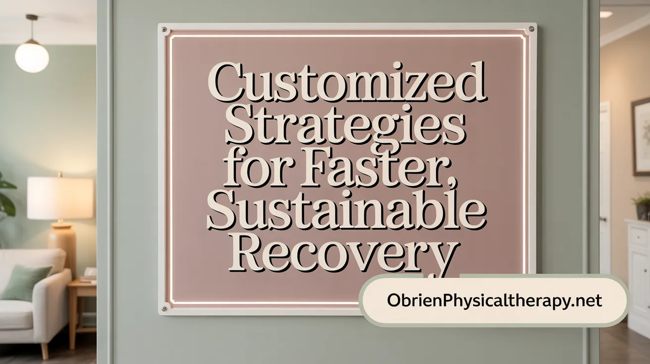 Customized Strategies for Faster, Sustainable Recovery