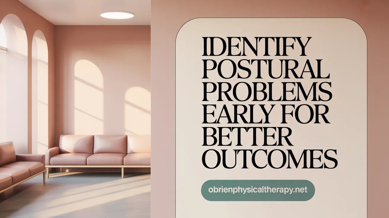 Identify Postural Problems Early for Better Outcomes