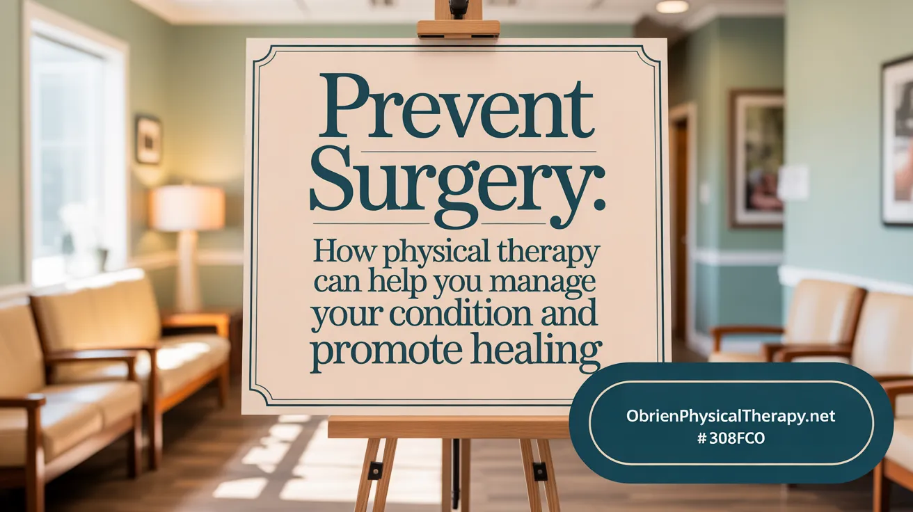 Prevent Surgery: How Physical Therapy Can Help You Delay or Avoid Operations