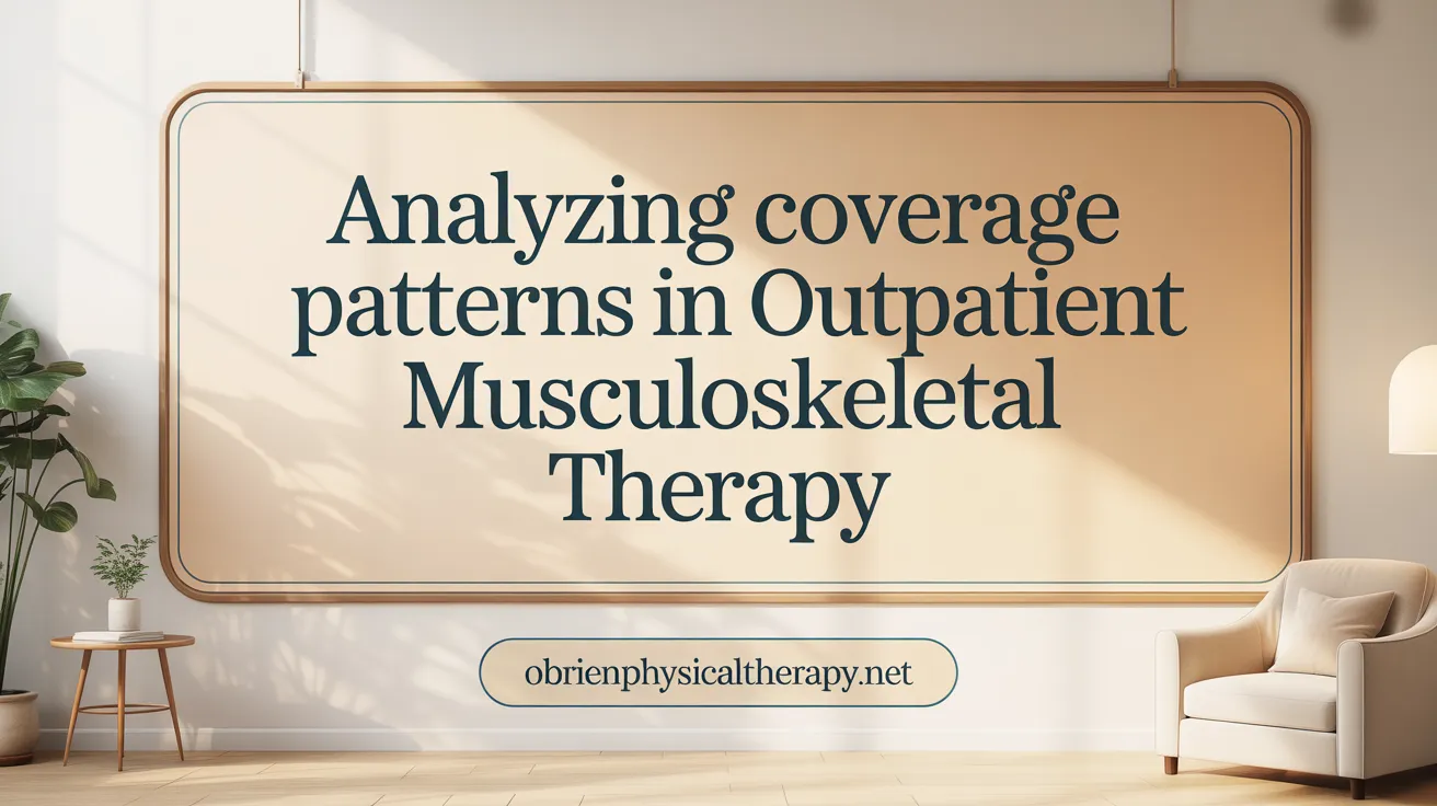 Analyzing Coverage Patterns in Outpatient Musculoskeletal Therapy