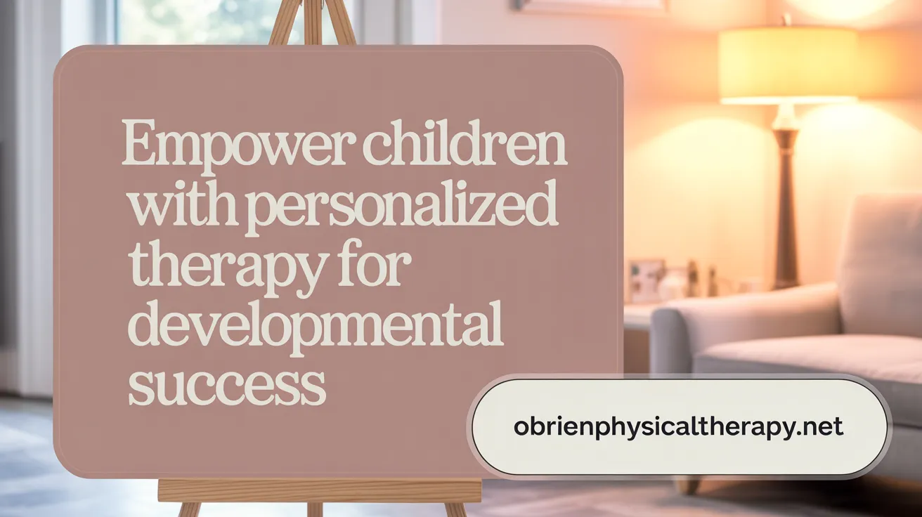 Empower Children with Personalized Therapy for Developmental Success