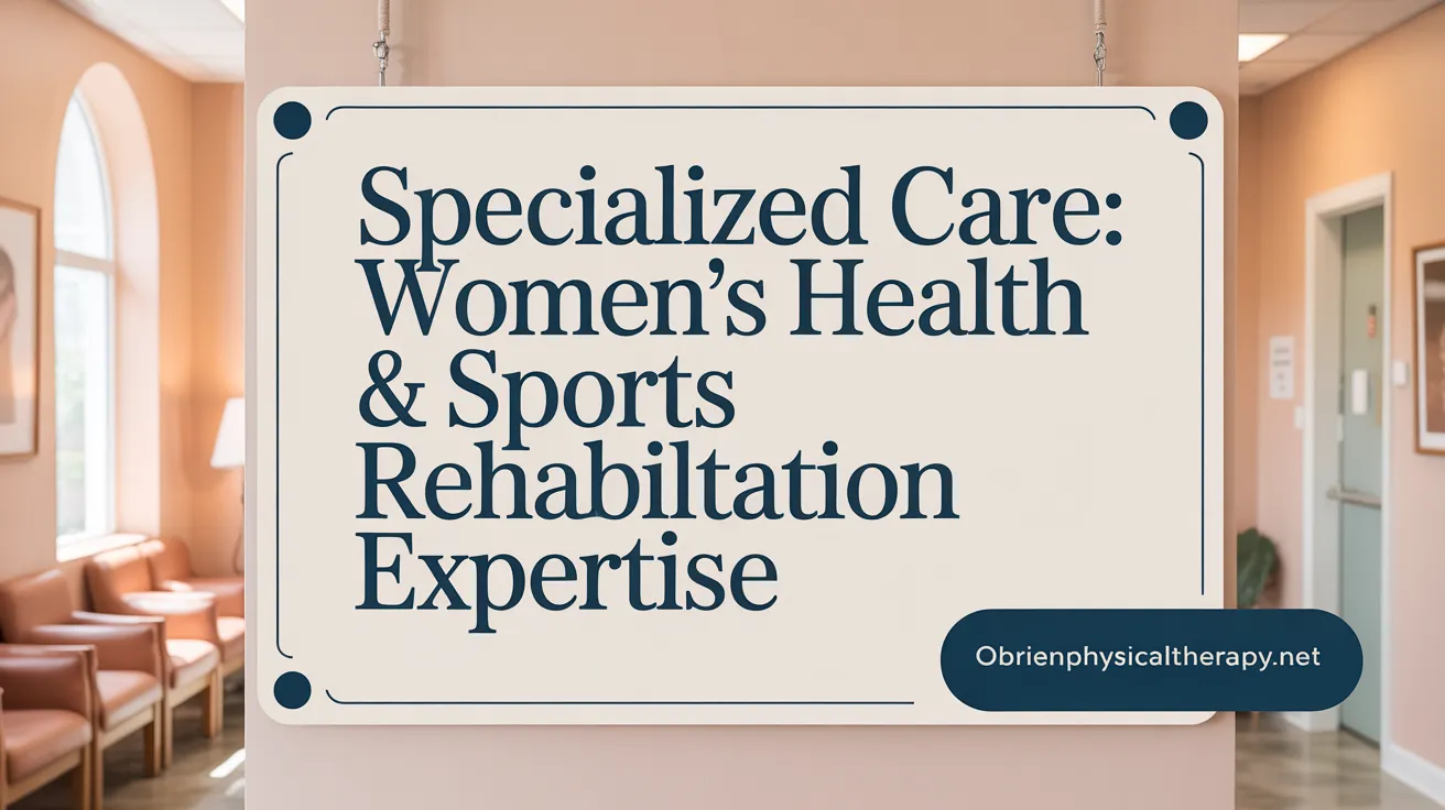 Specialized Care: Women's Health & Sports Rehabilitation Expertise