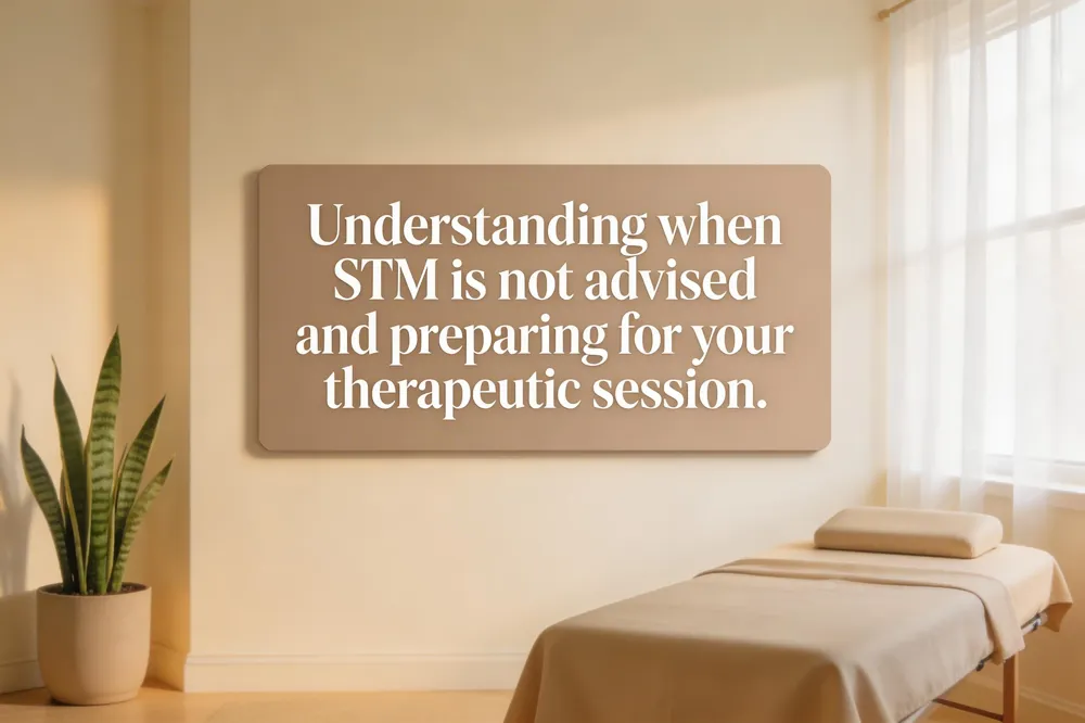 Understanding when STM is not advised and preparing for your therapeutic session.