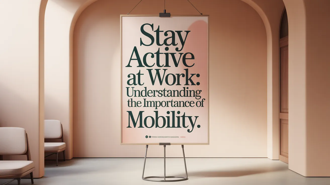 Stay Active at Work: Understanding the Importance of Mobility