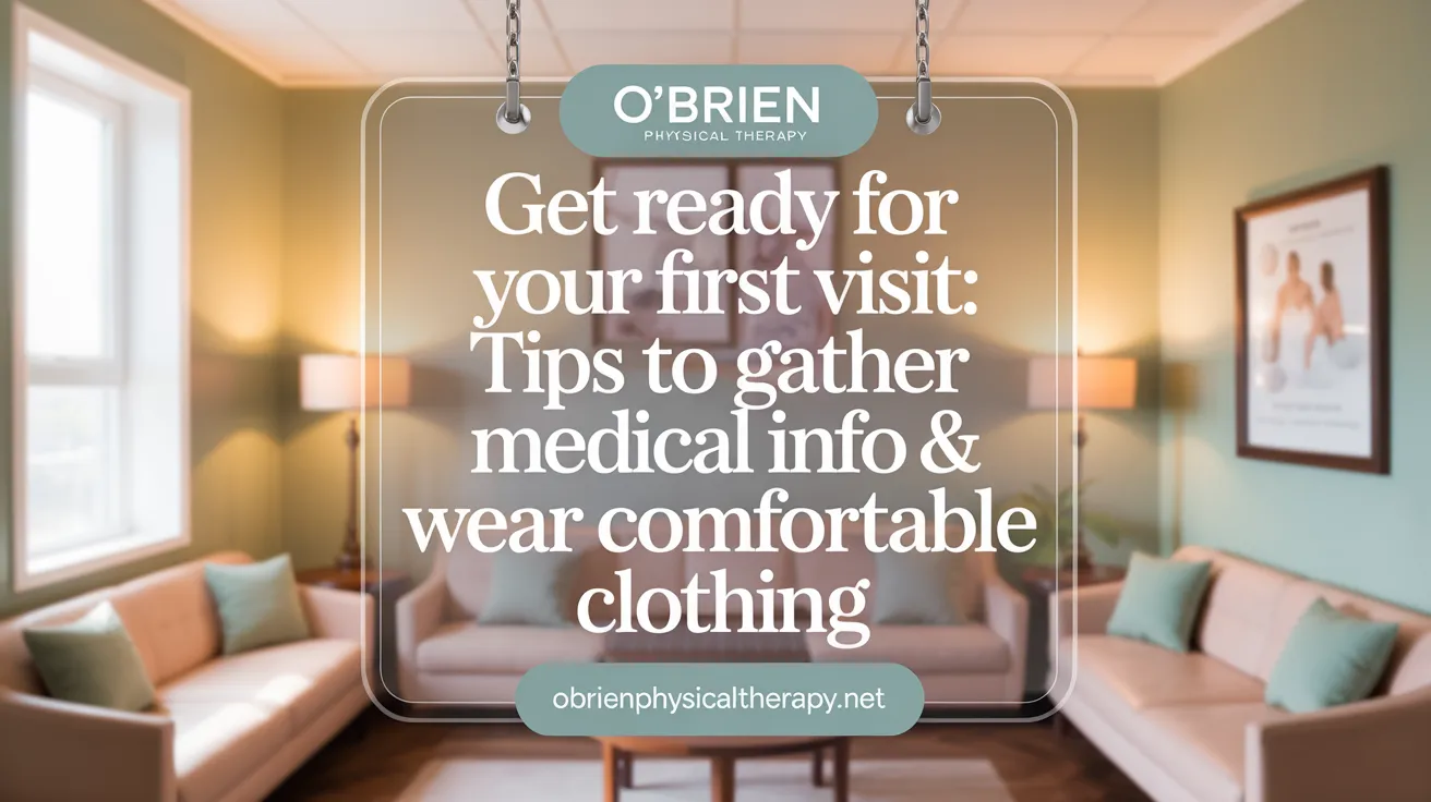 Get Ready for Your First Visit: Tips to Gather Medical Info & Wear Comfortable Clothing