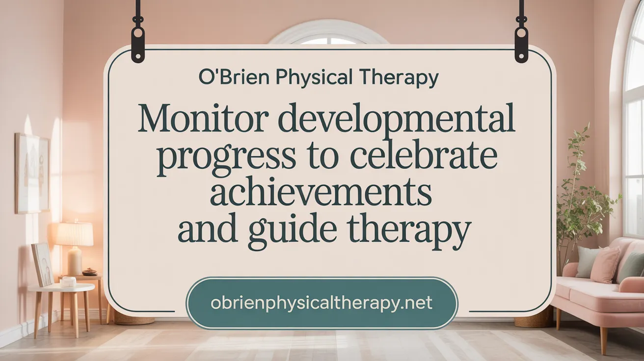 Monitor Developmental Progress to Celebrate Achievements and Guide Therapy