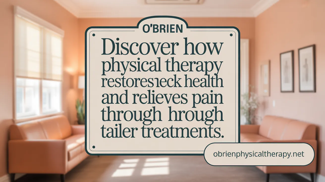 Discover how physical therapy restores neck health and relieves pain through tailored treatments.