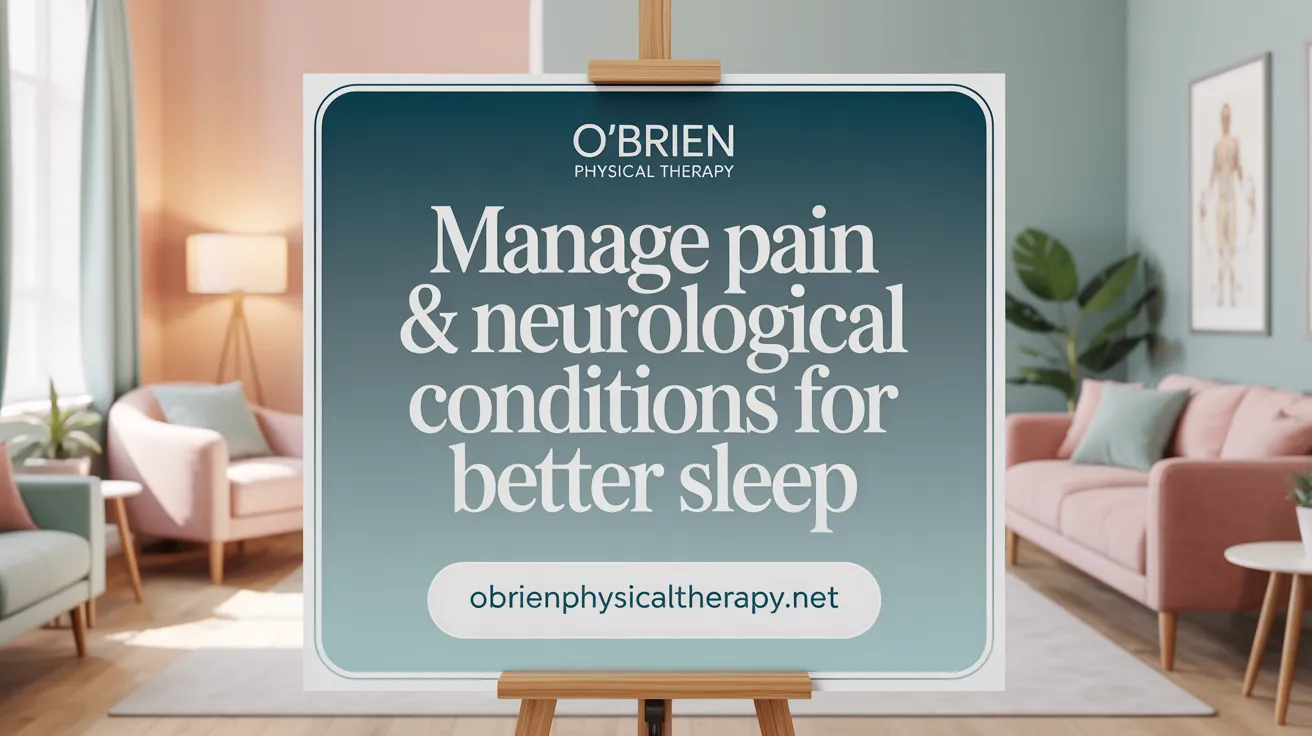 Manage Pain & Neurological Conditions for Better Sleep