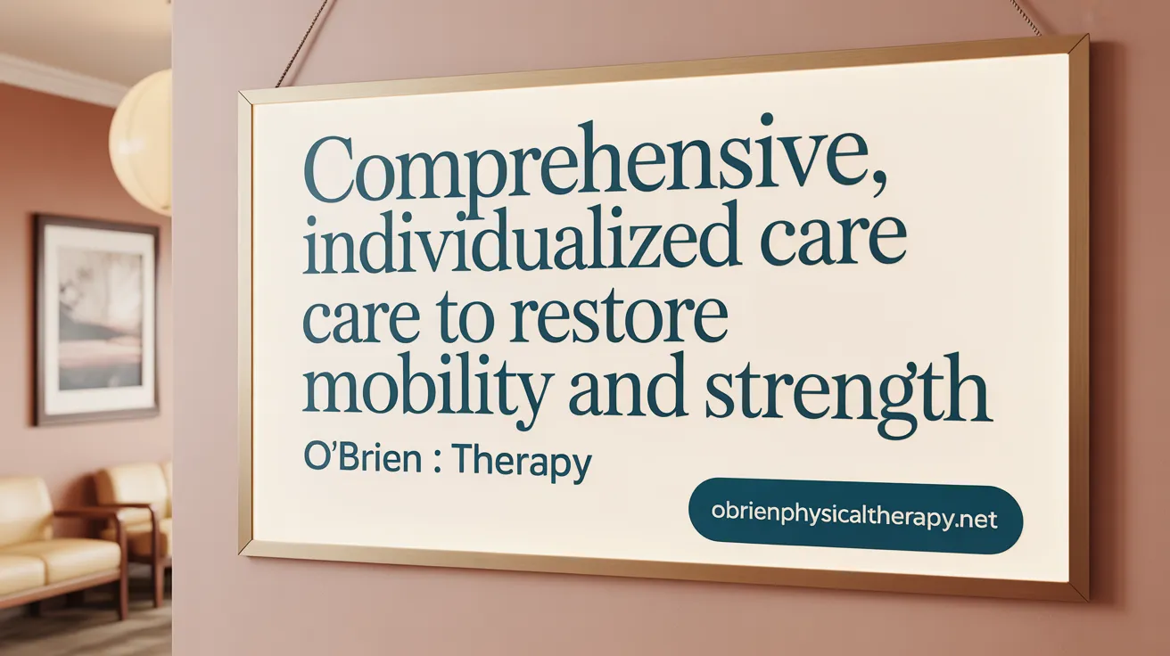 Comprehensive, Individualized Care to Restore Mobility and Strength