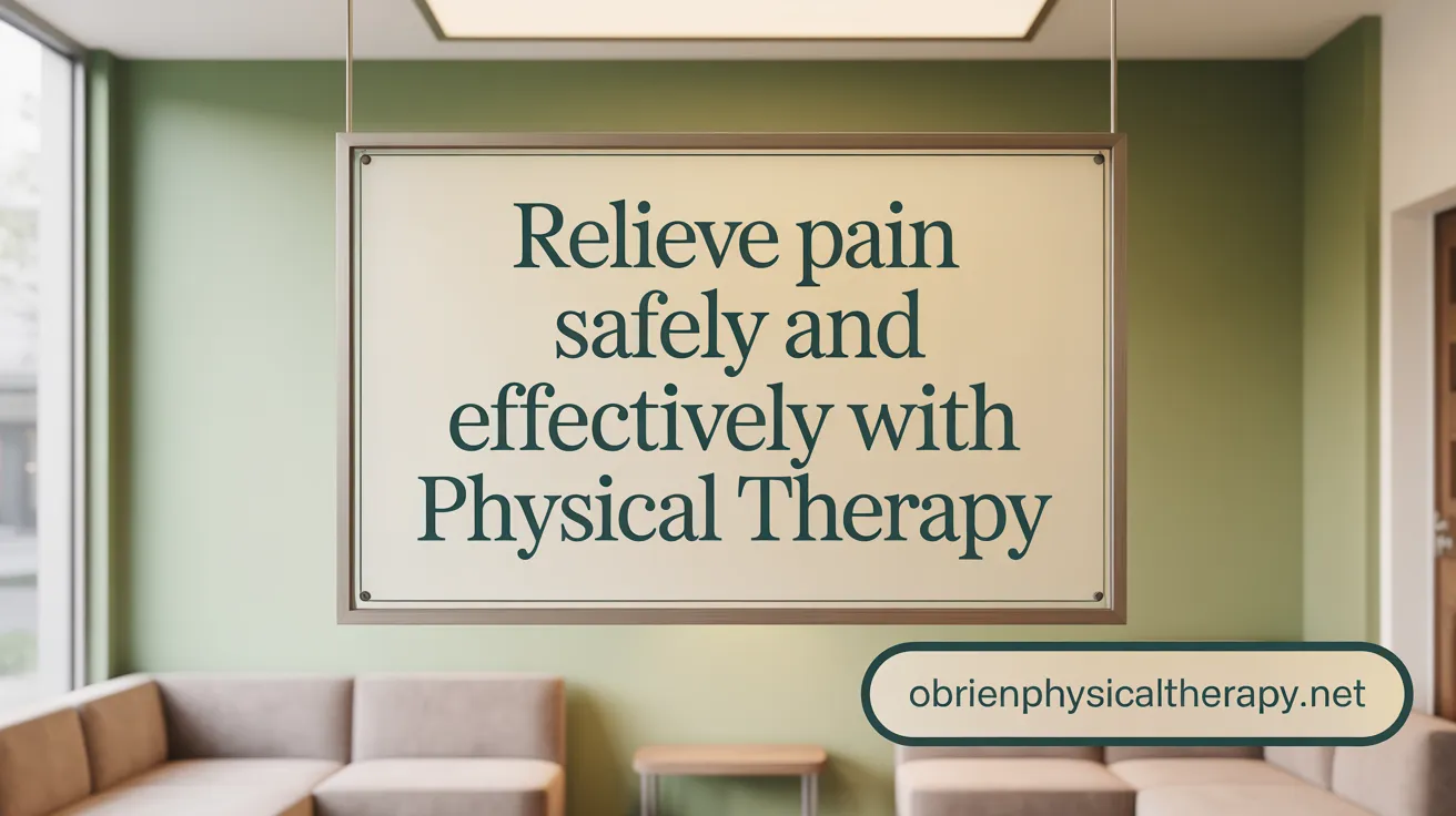 Relieve Pain Safely and Effectively with Physical Therapy