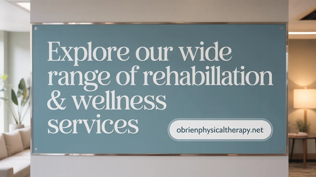 Explore Our Wide Range of Rehabilitation & Wellness Services