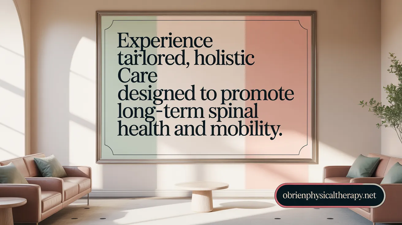 Experience tailored, holistic care designed to promote long-term spinal health and mobility.