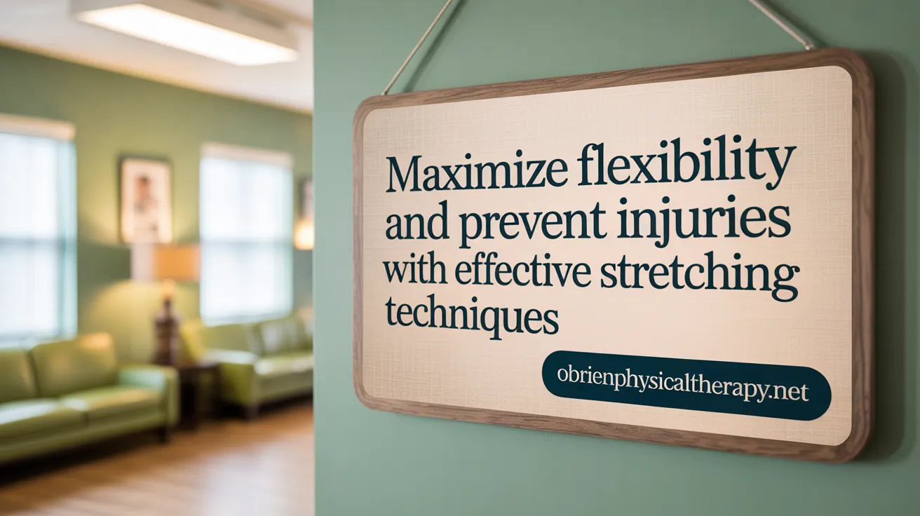 Maximize Flexibility and Prevent Injuries with Effective Stretching Techniques