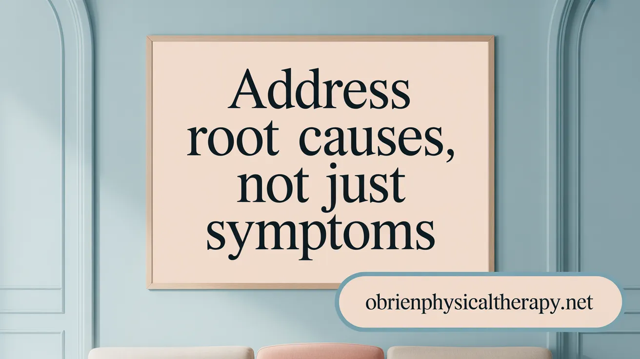 Address Root Causes, Not Just Symptoms