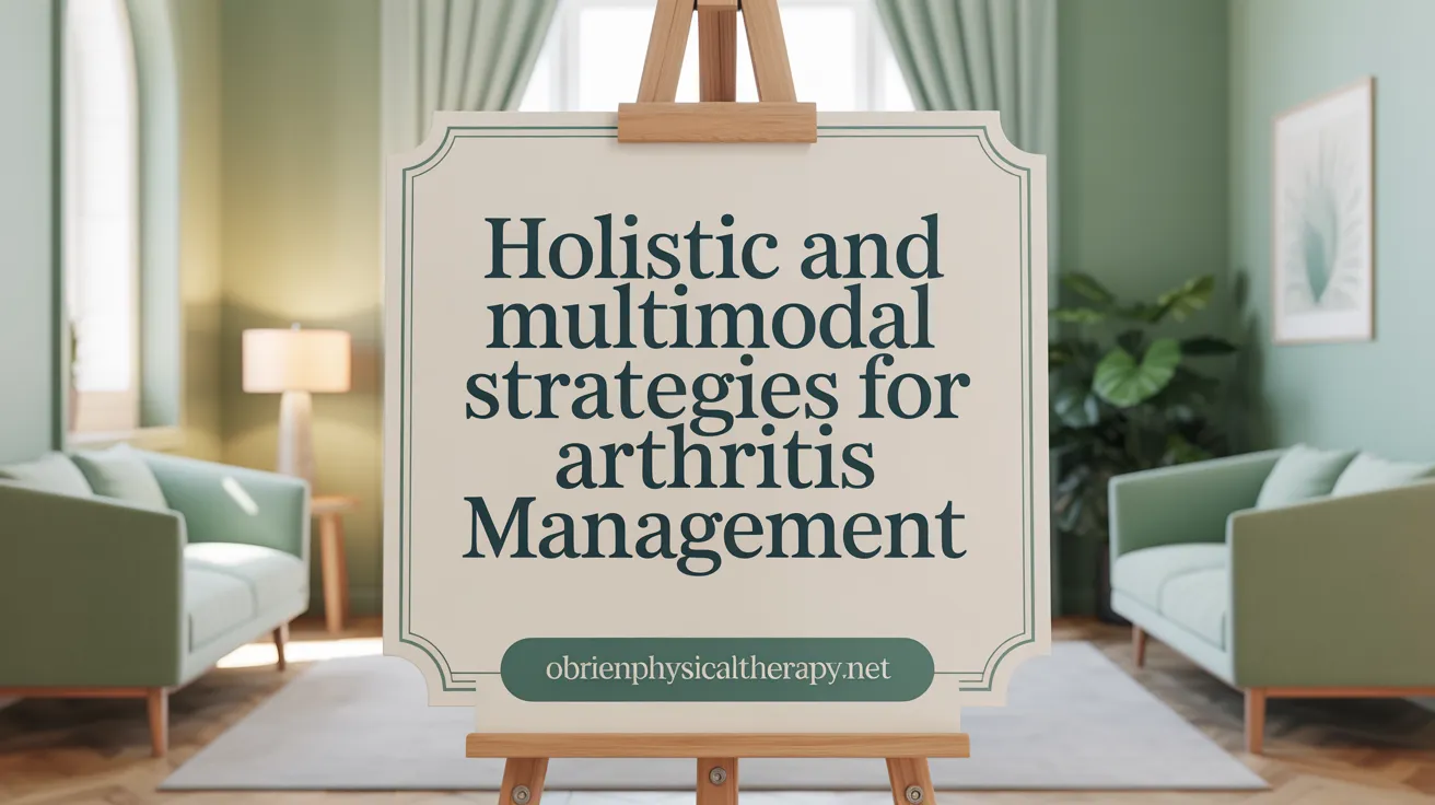 Holistic and Multimodal Strategies for Arthritis Management