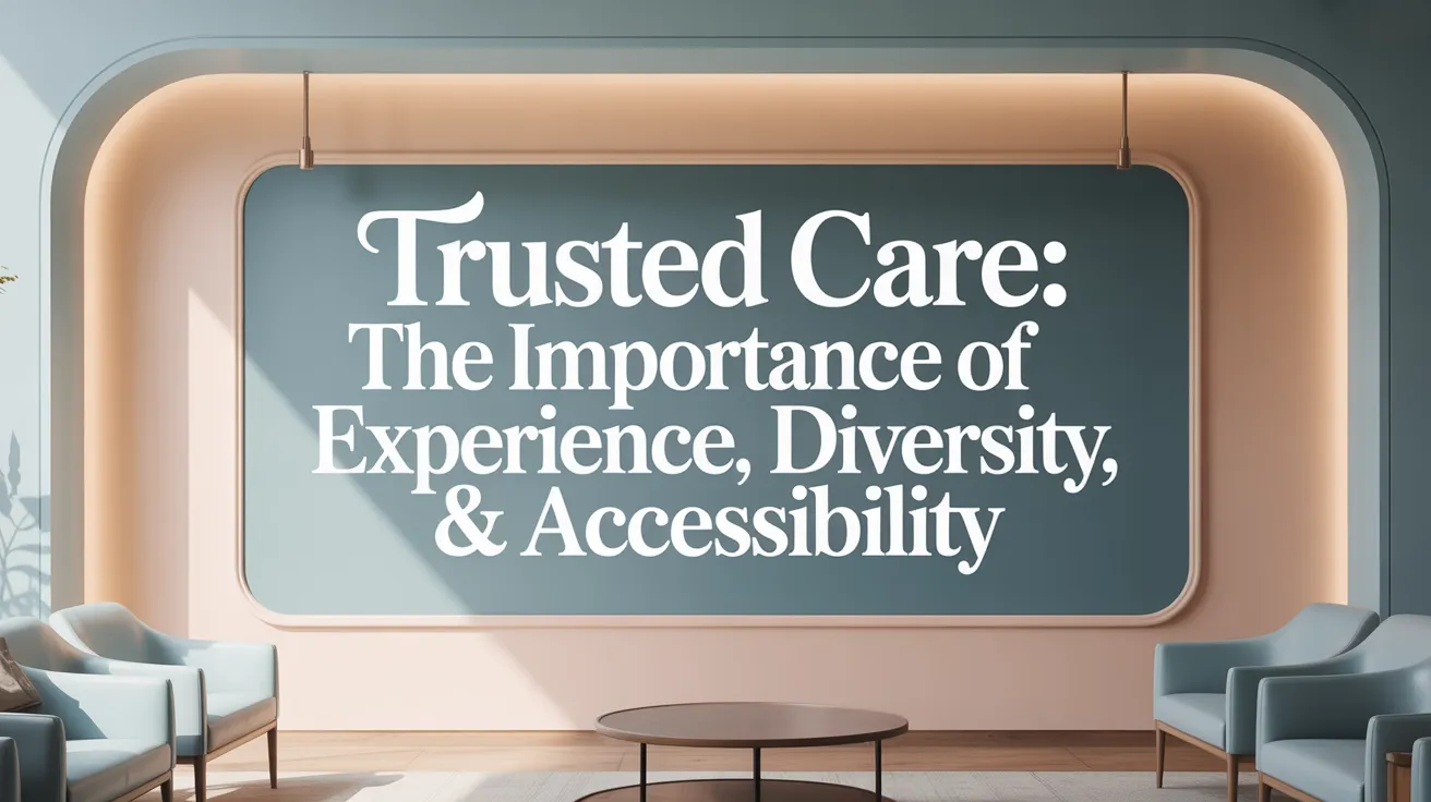 Trusted Care: The Importance of Experience, Diversity, & Accessibility