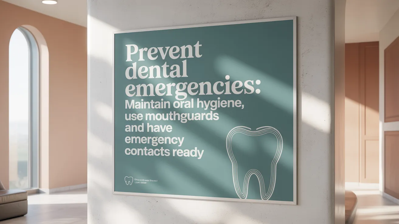 Prevent Dental Emergencies: Maintain Oral Hygiene, Use Mouthguards, and Have Emergency Contacts Ready