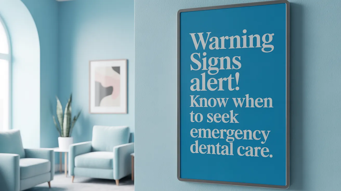 Warning Signs Alert! Know When to Seek Emergency Dental Care