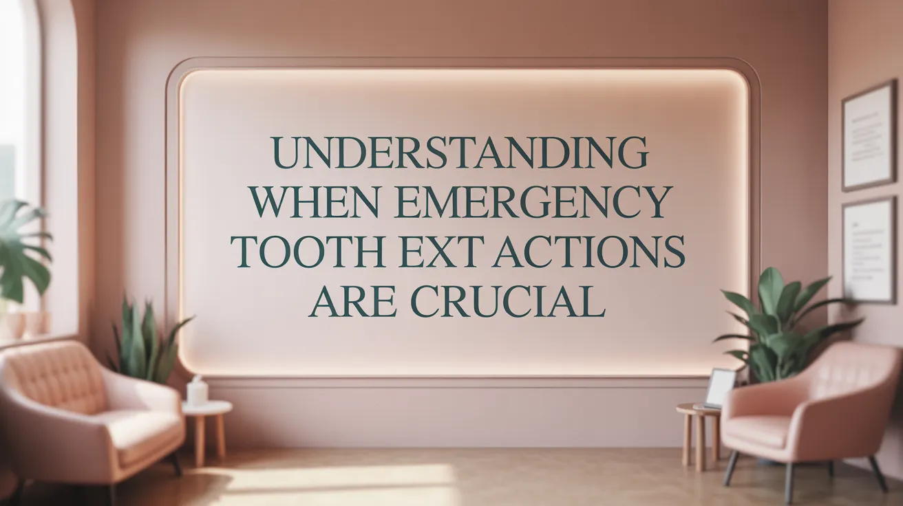 Understanding When Emergency Tooth Extractions Are Crucial