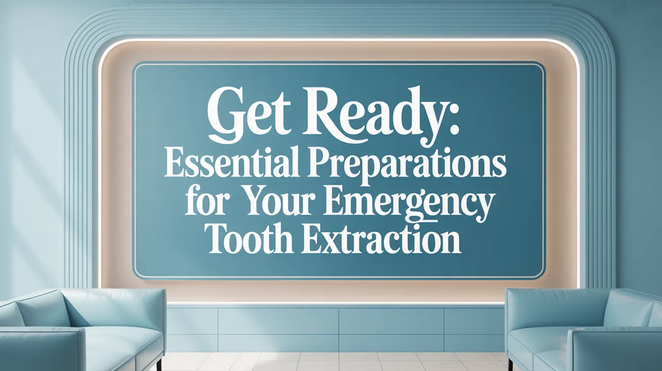 Get Ready: Essential Preparations for Your Emergency Tooth Extraction