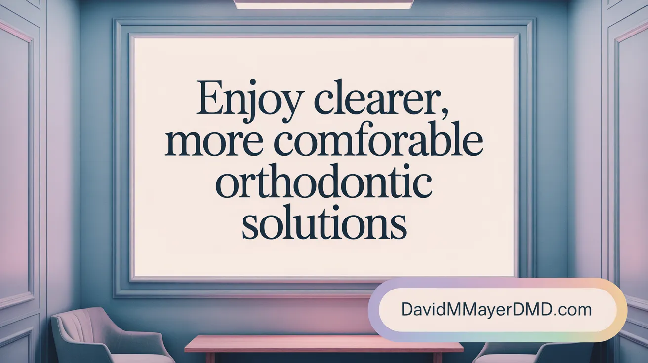 Enjoy Clearer, More Comfortable Orthodontic Solutions