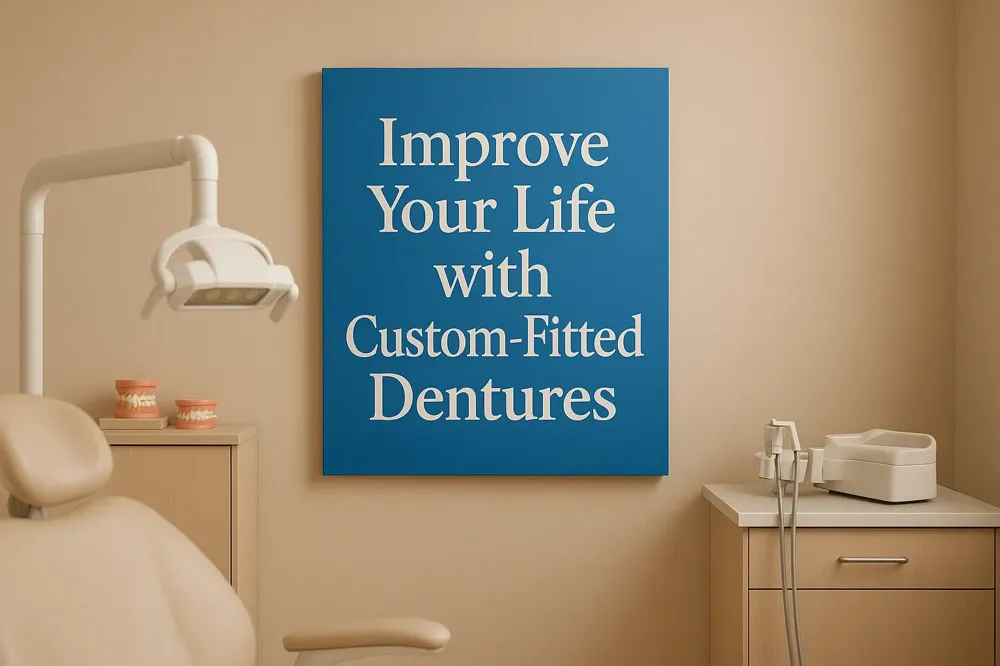 Improve Your Life with Custom-Fitted Dentures