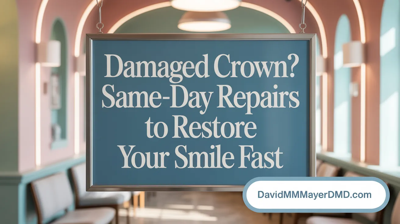 Damaged Crown? Same-Day Repairs to Restore Your Smile Fast