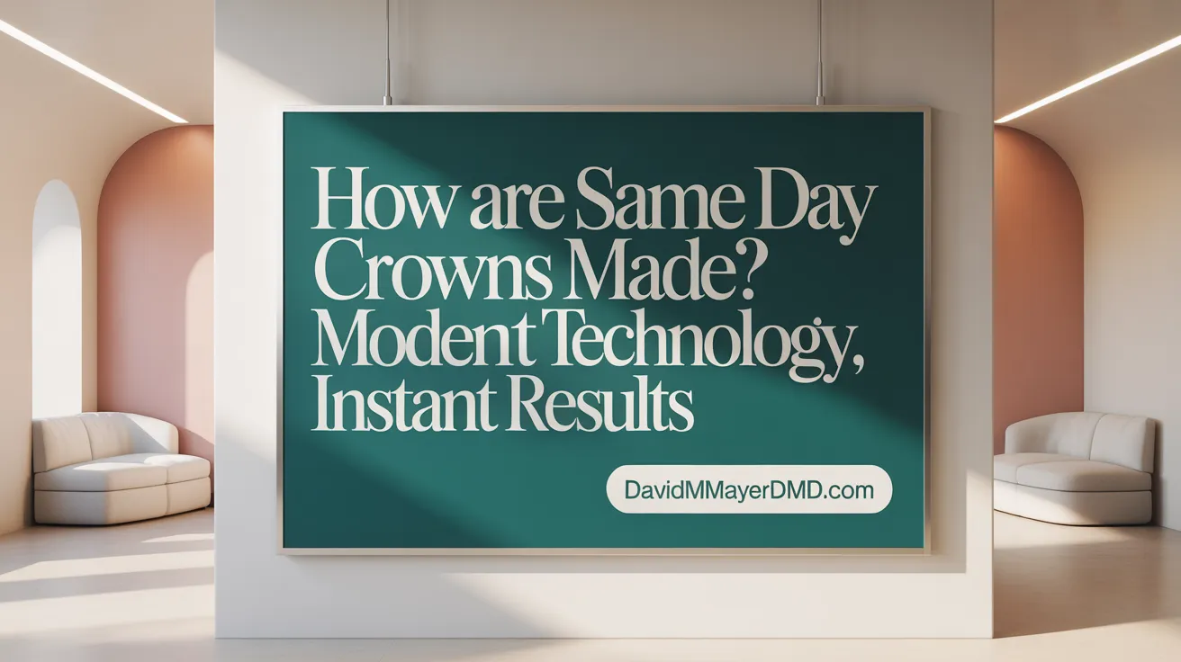 How Are Same Day Crowns Made? Modern Technology, Instant Results