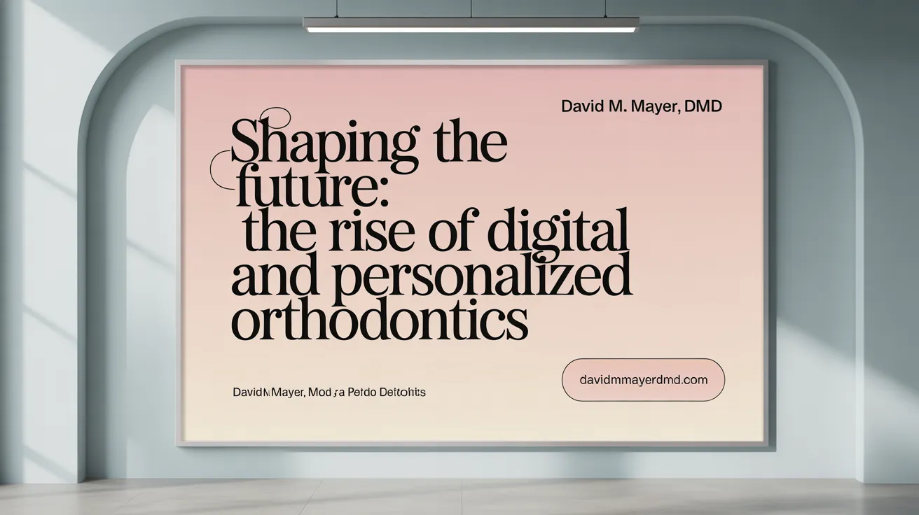 Shaping the Future: The Rise of Digital and Personalized Orthodontics
