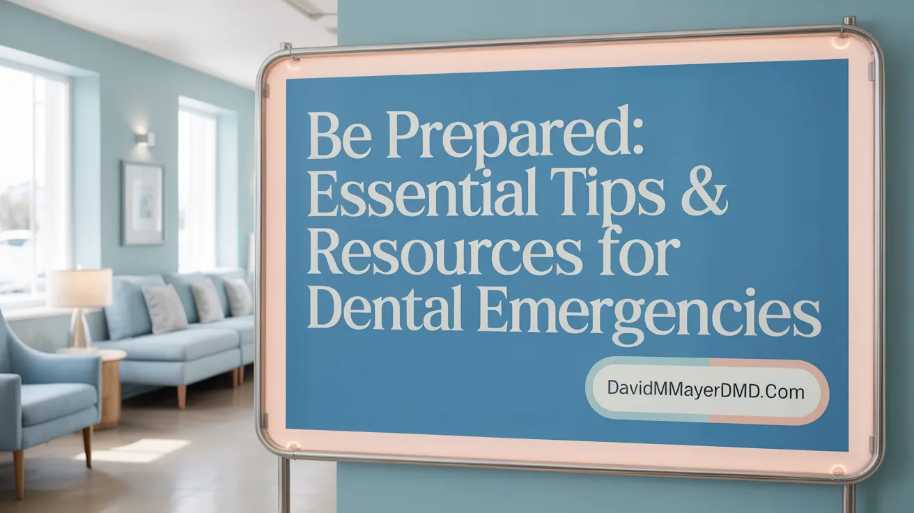 Be Prepared: Essential Tips & Resources for Dental Emergencies