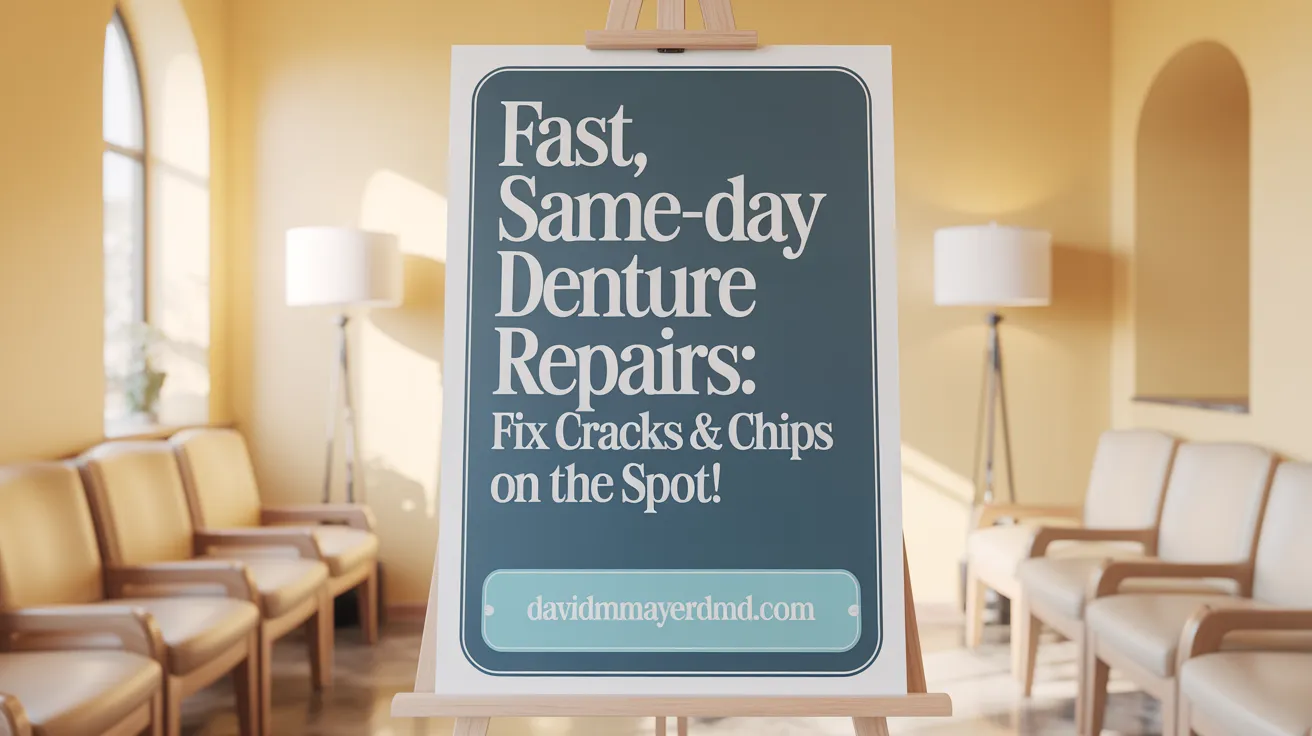 Fast, Same-Day Denture Repairs: Fix Cracks & Chips On the Spot!