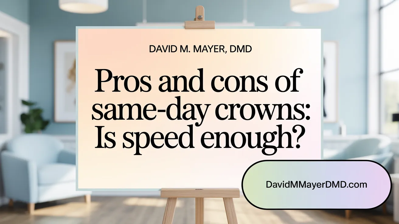 Pros and Cons of Same-Day Crowns: Is Speed Enough?