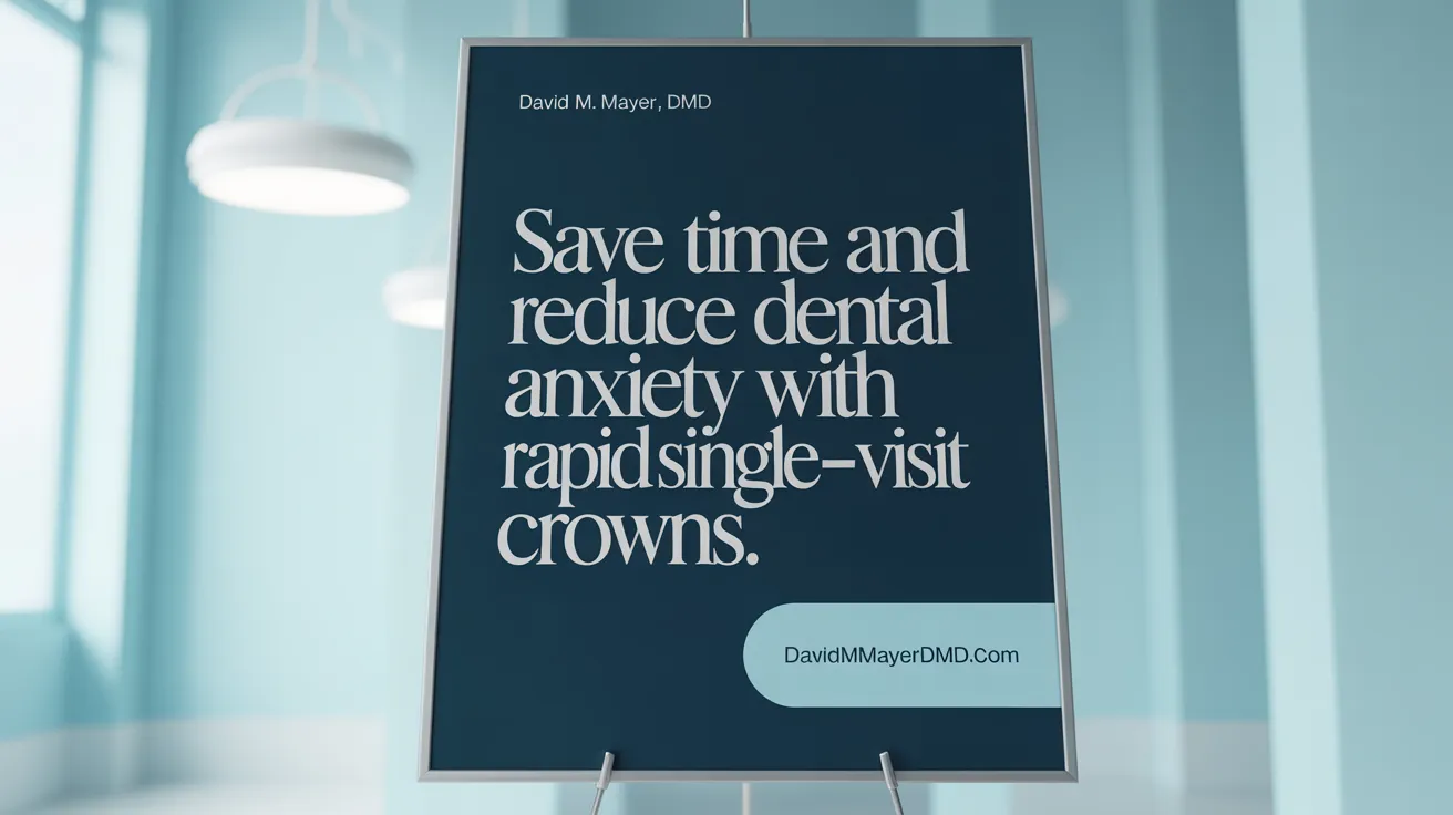 Save Time and Reduce Dental Anxiety with Rapid, Single-Visit Crowns