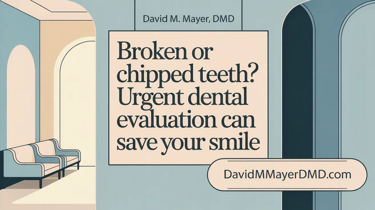 Broken or Chipped Teeth? Urgent Dental Evaluation Can Save Your Smile