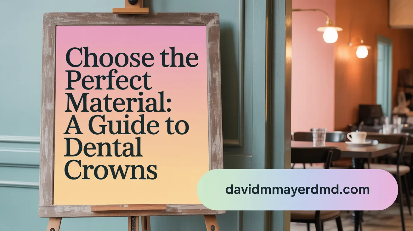 Choose the Perfect Material: A Guide to Dental Crowns