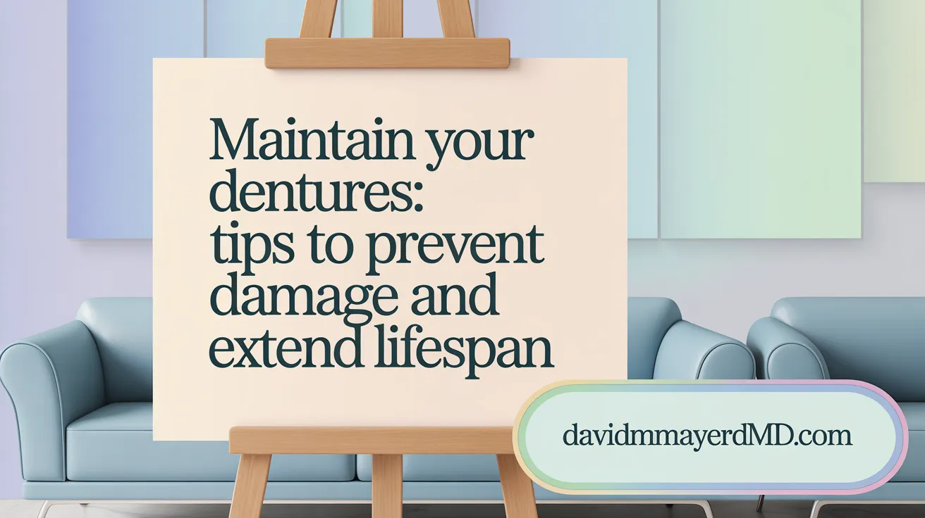 Maintain Your Dentures: Tips to Prevent Damage and Extend Lifespan