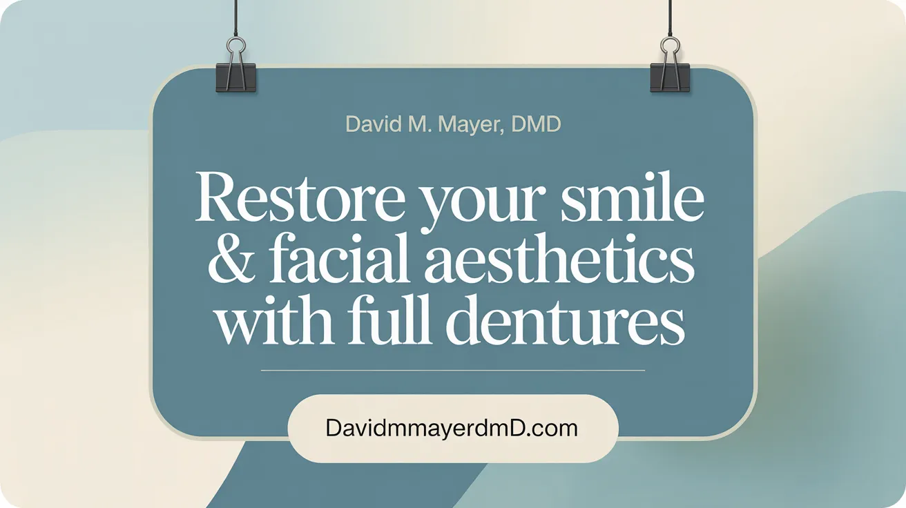 Restore Your Smile & Facial Aesthetics with Full Dentures